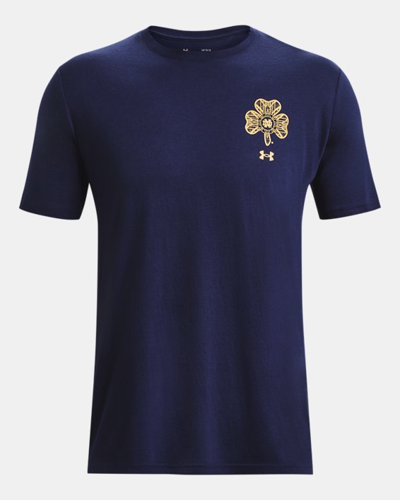 Men's UA Performance Cotton Collegiate T-Shirt, Blue, pdpMainDesktop image number 0